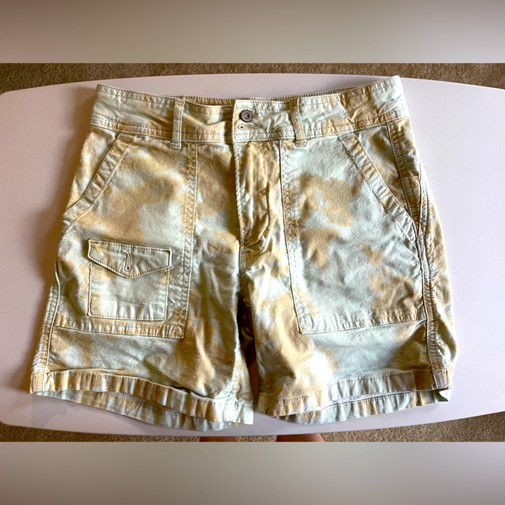 Anthropologie tie dye shorts